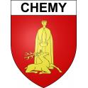 Chemy Sticker wappen, gelsenkirchen, augsburg, klebender aufkleber