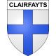 Pegatinas escudo de armas de Clairfayts adhesivo de la etiqueta engomada