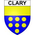 Clary Sticker wappen, gelsenkirchen, augsburg, klebender aufkleber