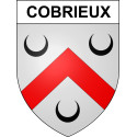 Cobrieux Sticker wappen, gelsenkirchen, augsburg, klebender aufkleber