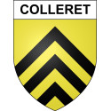 Stickers coat of arms Colleret adhesive sticker