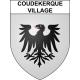 Adesivi stemma Coudekerque-Village adesivo