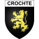 Crochte 59 ville sticker blason écusson autocollant adhésif