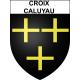 Adesivi stemma Croix-Caluyau adesivo