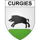 Curgies Sticker wappen, gelsenkirchen, augsburg, klebender aufkleber
