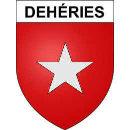 Stickers coat of arms Dehéries adhesive sticker