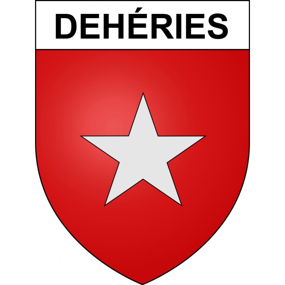 Stickers coat of arms Dehéries adhesive sticker