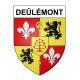 Deûlémont 59 ville sticker blason écusson autocollant adhésif
