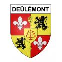 Deûlémont Sticker wappen, gelsenkirchen, augsburg, klebender aufkleber
