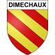 Dimechaux Sticker wappen, gelsenkirchen, augsburg, klebender aufkleber