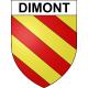 Dimont Sticker wappen, gelsenkirchen, augsburg, klebender aufkleber