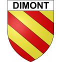Dimont Sticker wappen, gelsenkirchen, augsburg, klebender aufkleber