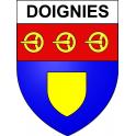 Doignies Sticker wappen, gelsenkirchen, augsburg, klebender aufkleber