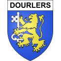 Dourlers Sticker wappen, gelsenkirchen, augsburg, klebender aufkleber