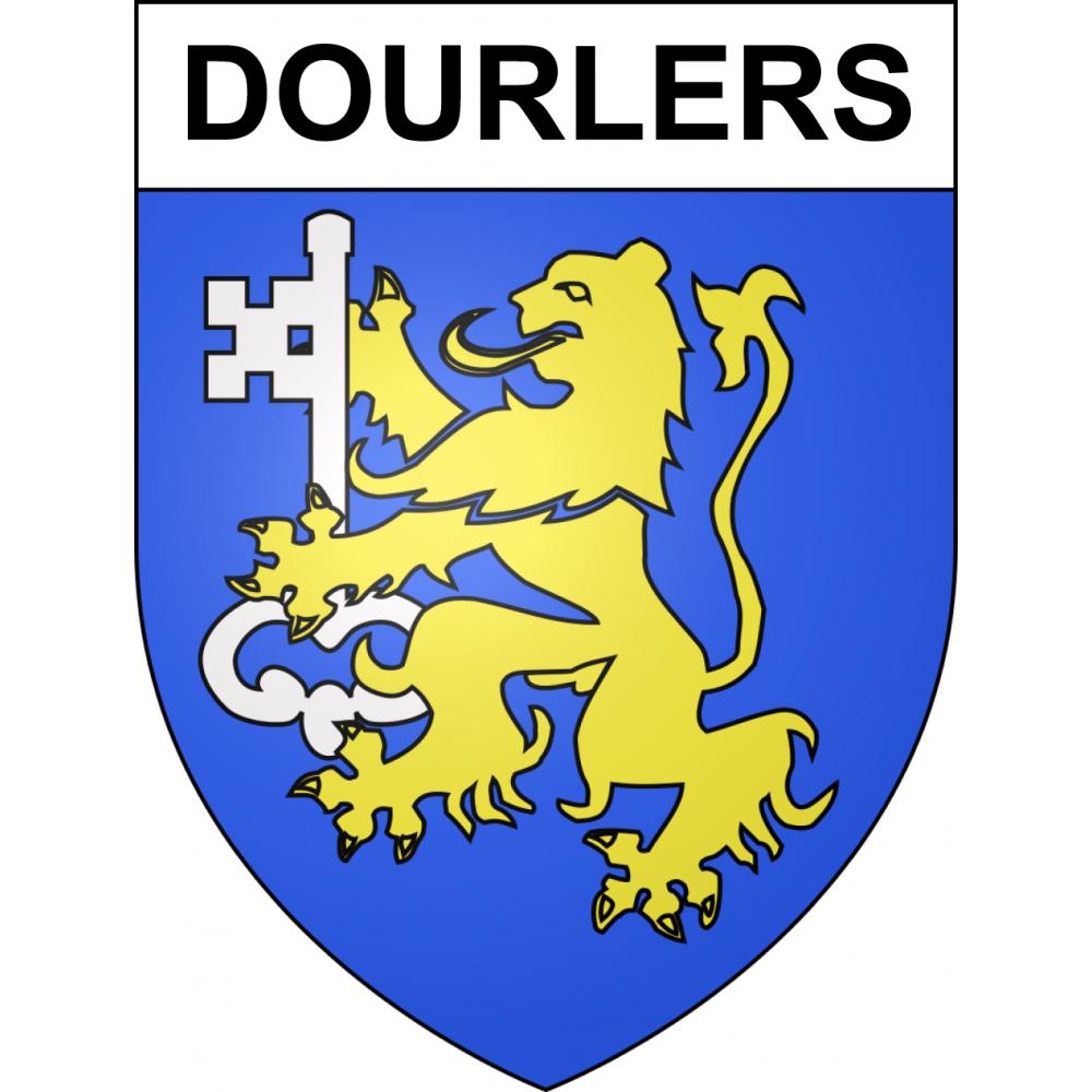 Dourlers 59 ville sticker blason écusson autocollant adhésif