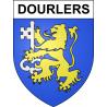 Pegatinas escudo de armas de Dourlers adhesivo de la etiqueta engomada