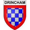 Drincham 59 ville sticker blason écusson autocollant adhésif