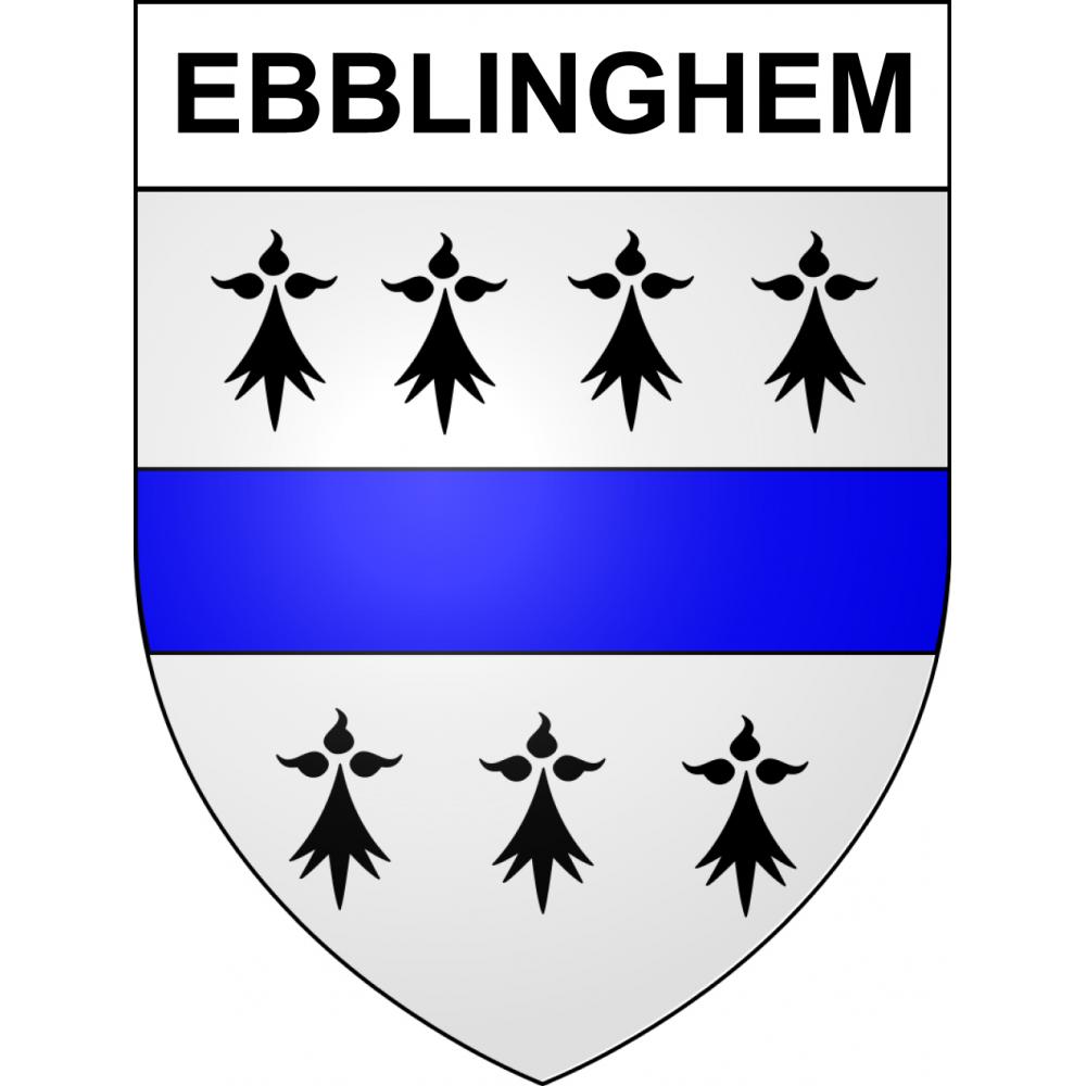 Ebblinghem Sticker wappen, gelsenkirchen, augsburg, klebender aufkleber