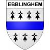 Stickers coat of arms Ebblinghem adhesive sticker