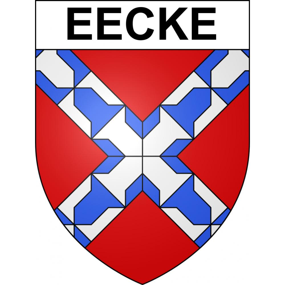 Stickers coat of arms Eecke adhesive sticker