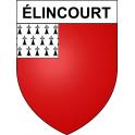 Élincourt 59 ville sticker blason écusson autocollant adhésif