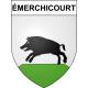 Émerchicourt 59 ville sticker blason écusson autocollant adhésif