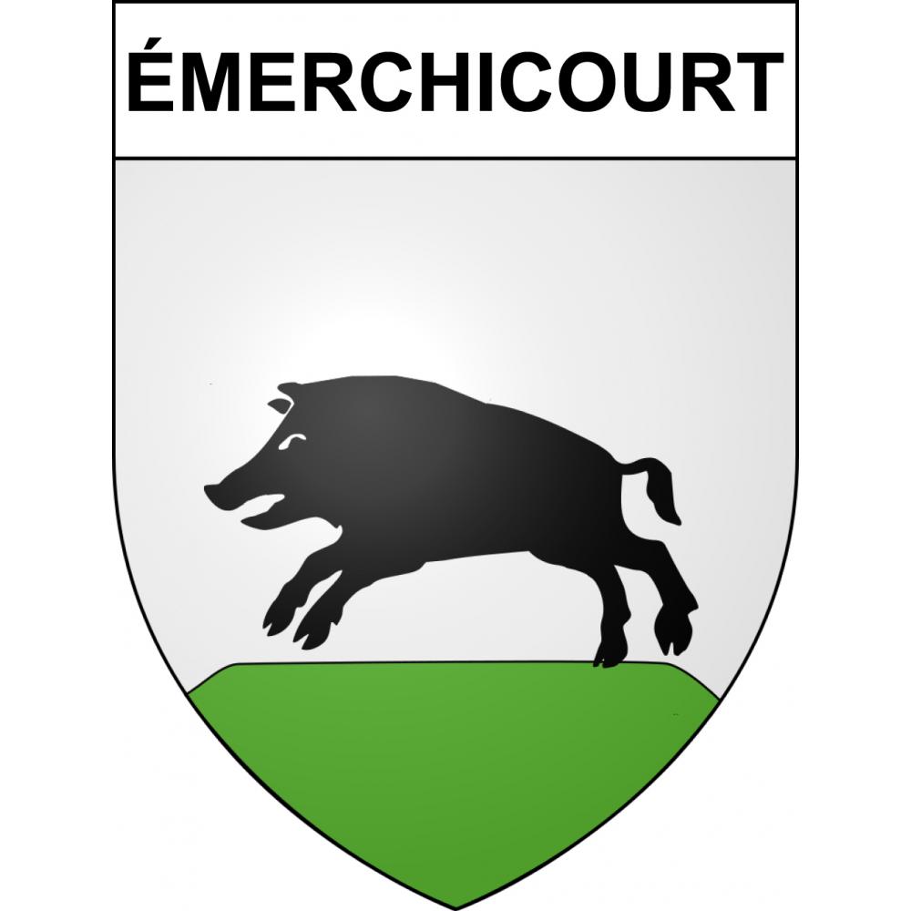 Émerchicourt Sticker wappen, gelsenkirchen, augsburg, klebender aufkleber