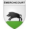 Émerchicourt 59 ville sticker blason écusson autocollant adhésif