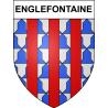 Englefontaine 59 ville sticker blason écusson autocollant adhésif