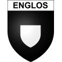 Englos 59 ville sticker blason écusson autocollant adhésif