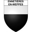 Ennetières-en-Weppes Sticker wappen, gelsenkirchen, augsburg, klebender aufkleber