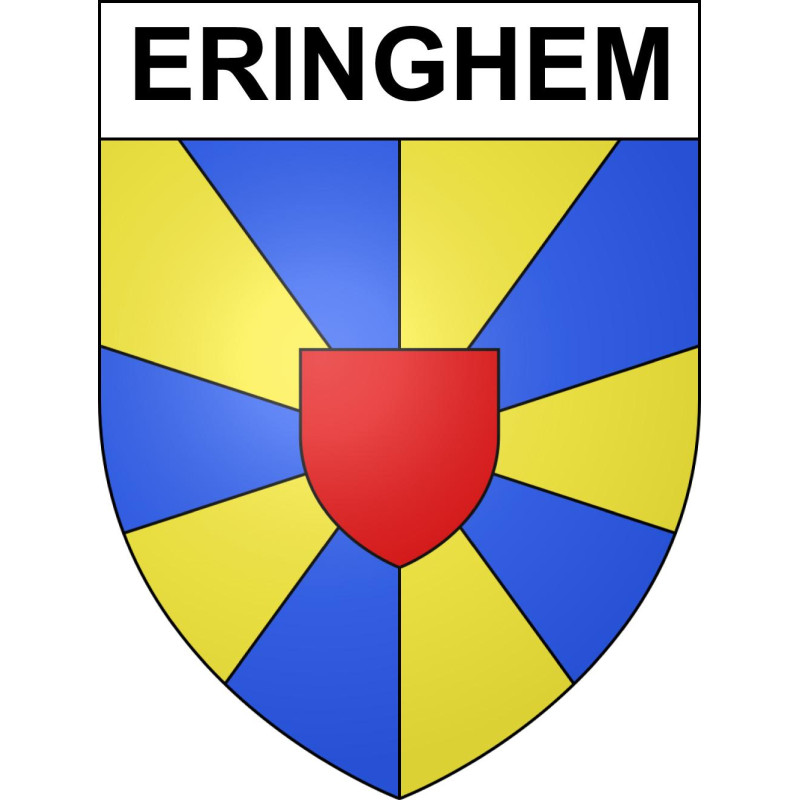 Eringhem Sticker wappen, gelsenkirchen, augsburg, klebender aufkleber