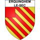 Erquinghem-le-Sec Sticker wappen, gelsenkirchen, augsburg, klebender aufkleber