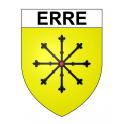 Erre 59 ville sticker blason écusson autocollant adhésif