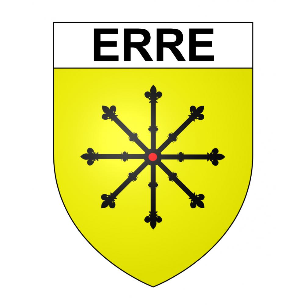 Erre Sticker wappen, gelsenkirchen, augsburg, klebender aufkleber