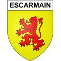 Escarmain 59 ville sticker blason écusson autocollant adhésif