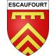 Stickers coat of arms Escaufourt adhesive sticker