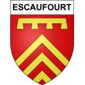 Escaufourt Sticker wappen, gelsenkirchen, augsburg, klebender aufkleber