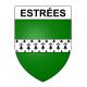 Estrées Sticker wappen, gelsenkirchen, augsburg, klebender aufkleber