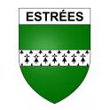 Estrées Sticker wappen, gelsenkirchen, augsburg, klebender aufkleber