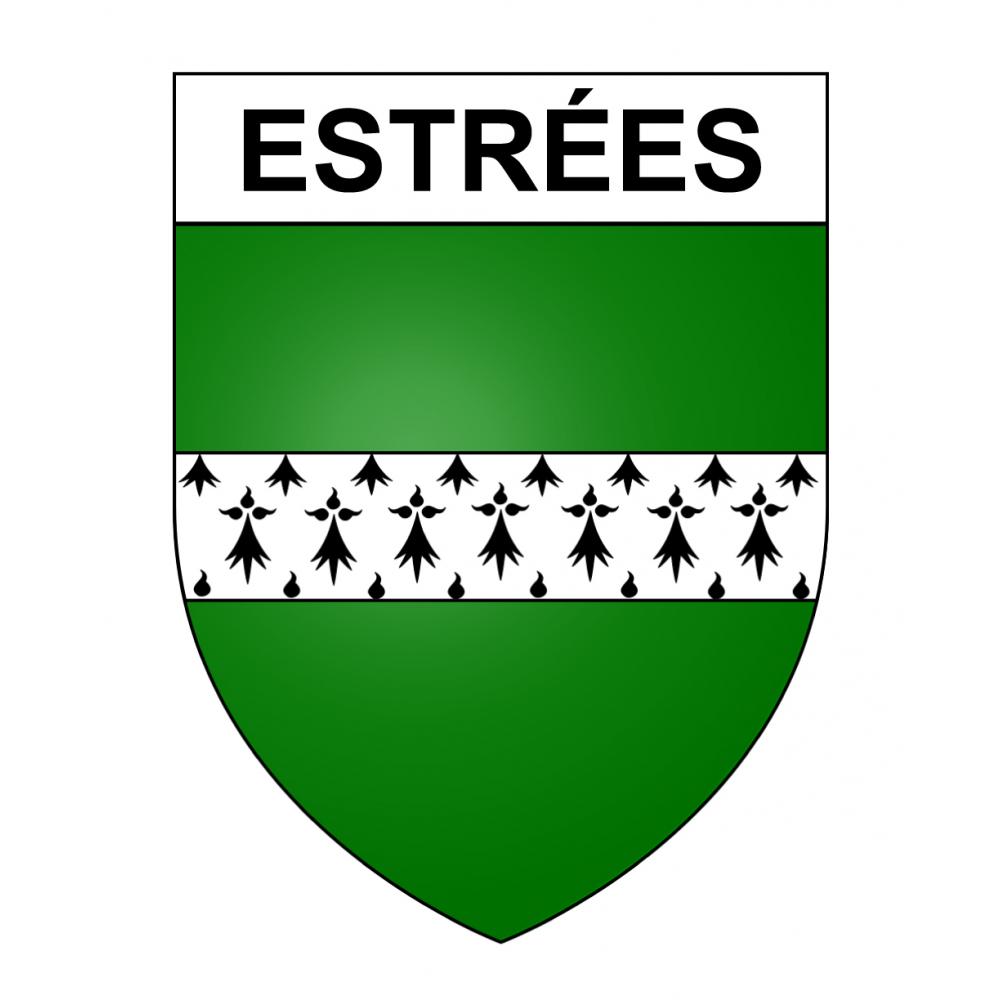 Adesivi stemma Estrées adesivo