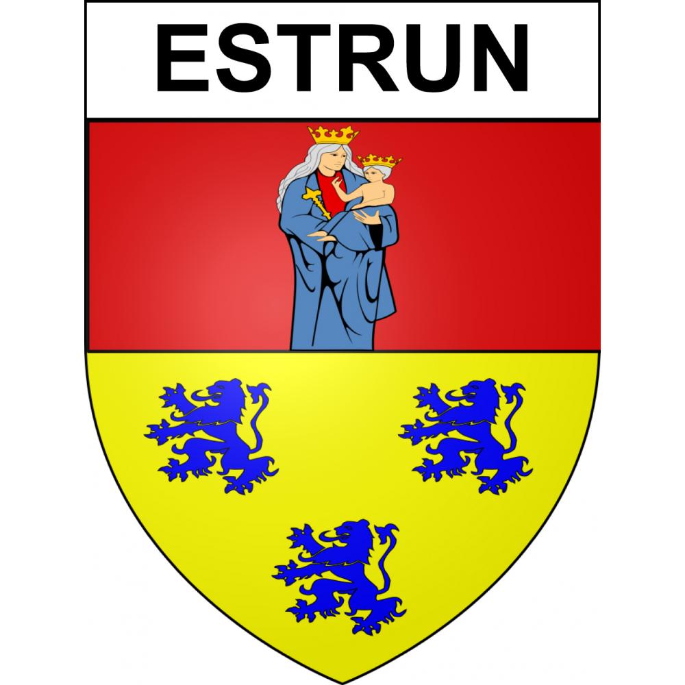 Stickers coat of arms Estrun adhesive sticker