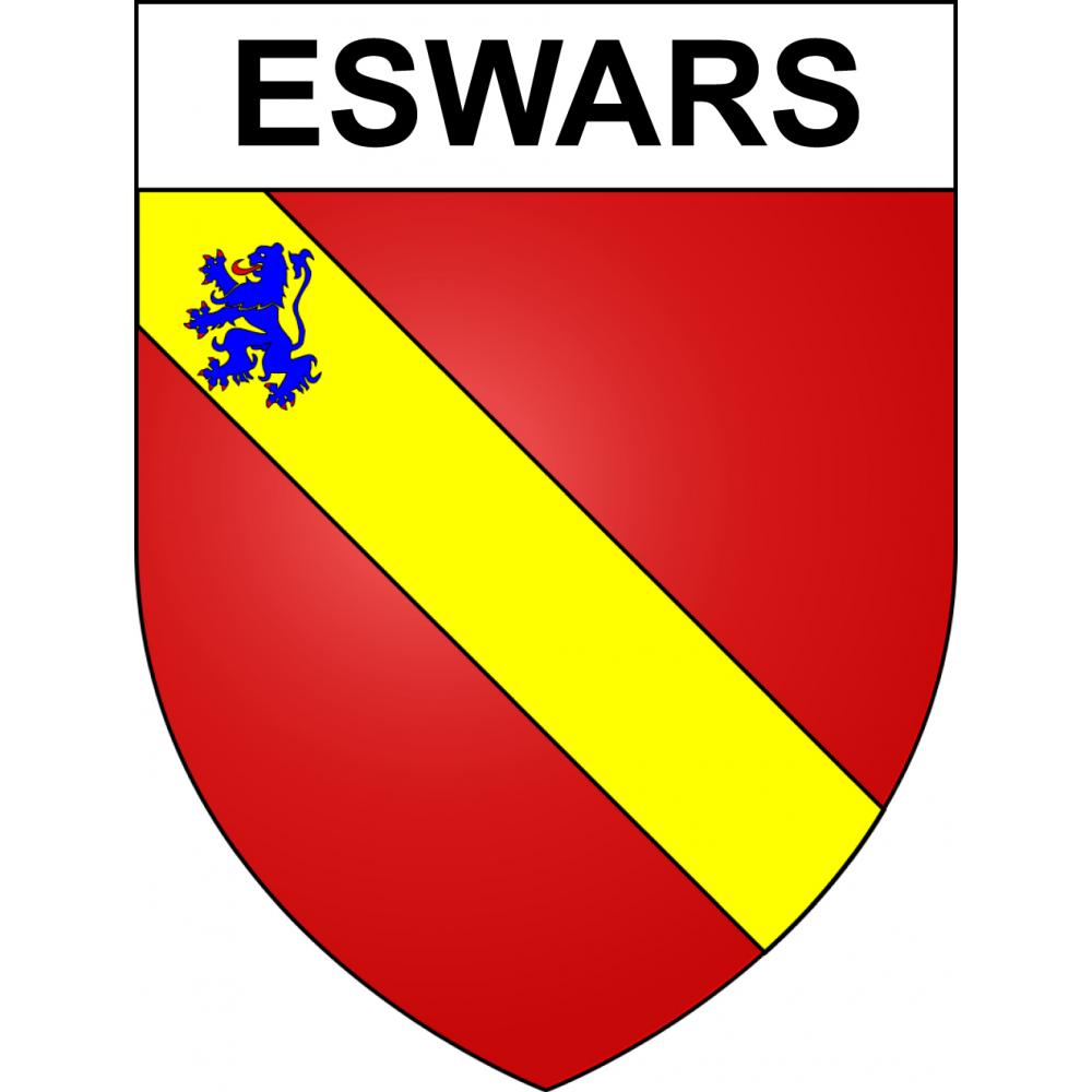 Eswars Sticker wappen, gelsenkirchen, augsburg, klebender aufkleber