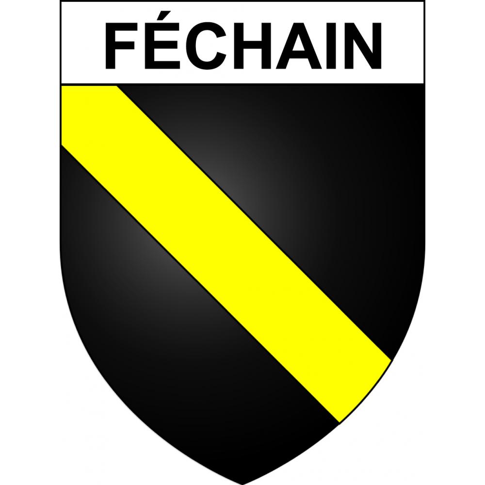 Féchain 59 ville sticker blason écusson autocollant adhésif