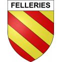 Felleries Sticker wappen, gelsenkirchen, augsburg, klebender aufkleber