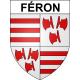 Féron 59 ville sticker blason écusson autocollant adhésif