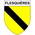 Flesquières 59 ville sticker blason écusson autocollant adhésif