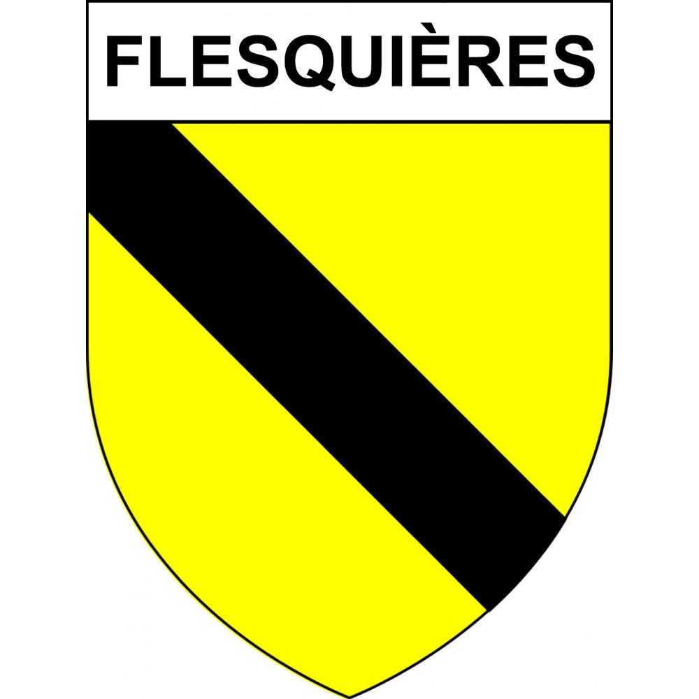 Flesquières 59 ville sticker blason écusson autocollant adhésif