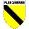 Flesquières 59 ville sticker blason écusson autocollant adhésif