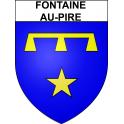 Fontaine-au-Pire 59 ville sticker blason écusson autocollant adhésif
